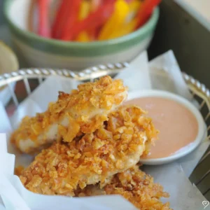 BBQ Chip Chicken Tenders & Crispy Shoestring Fries (Preassembled)