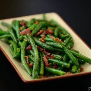 Bacon Ranch Green Beans