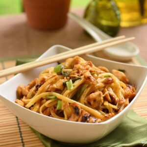 Cashew Chicken with Noodles