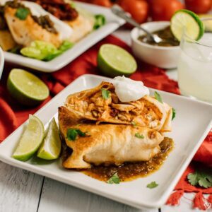 Oven Baked Chimichangas