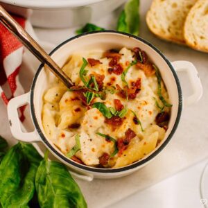 Baked Penne Chicken Alfredo
