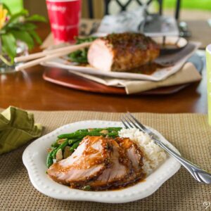 Lucky Dragon Pork Roast with Jasmine Rice