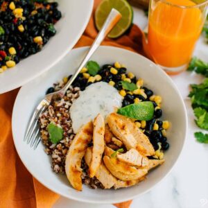 Mexican Chicken Rice Bowl