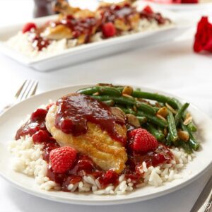 XOXO Raspberry Glazed Chicken (Preassembled)