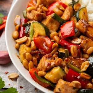 Kung Pao Chicken with Jasmine Rice