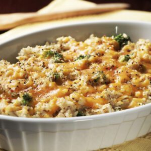 Cheesy Chicken and Broccoli Rice Bake (Make it yourself)
