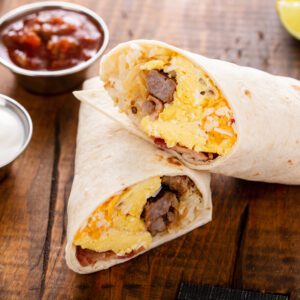 Breakfast Sausage Burrito