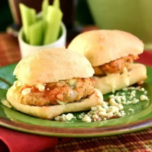 Buffalo Ranch Chicken Sliders