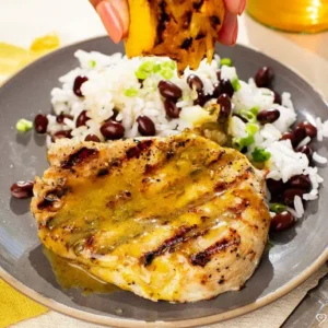Cubano Chicken with Black Beans and Rice
